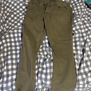 Bullhead 34x32 Men's Olive Green Pants